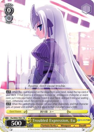 Troubled Expression, Eu (Fkz/W65-TE01 TD) - Fujimi Fantasia Bunko