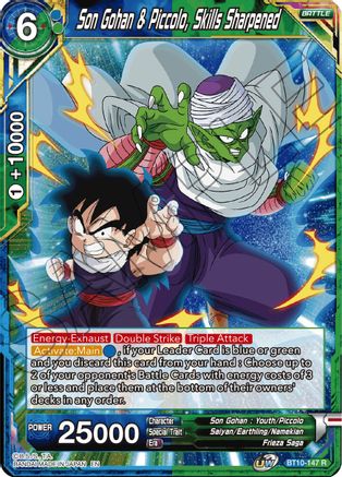 Son Gohan & Piccolo, Skills Sharpened (BT10-147) - Rise of the Unison Warrior Foil