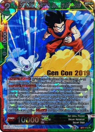 Son Goku & Piccolo, Budding Friendship (Gen Con 2019) (BT7-112_PR) - Promotion Cards Foil