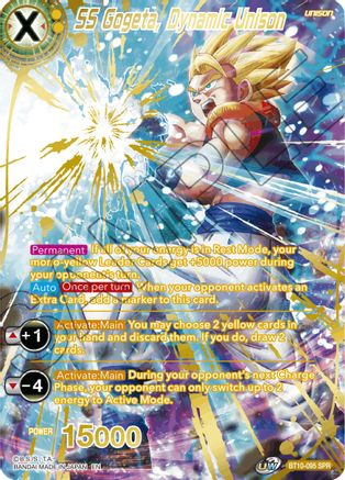 SS Gogeta, Dynamic Unison (SPR) (BT10-095) - Rise of the Unison Warrior