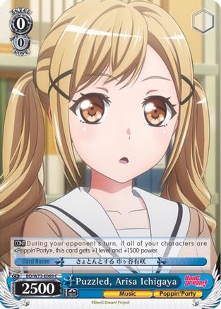 Puzzled, Arisa Ichigaya (BD/W73-E089 C) - BanG Dream! Vol.2