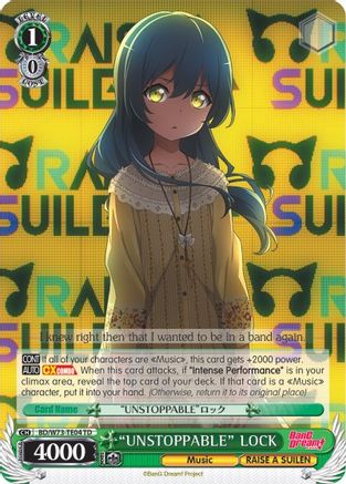 "UNSTOPPABLE" LOCK (BD/W73-TE04 TD) - BanG Dream! Vol.2