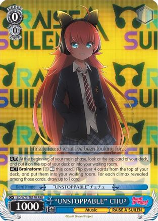 "UNSTOPPABLE" CHU² (RRR) (BD/W73-TE14R RRR) - BanG Dream! Vol.2
