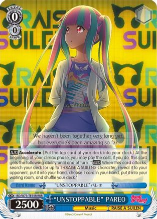 "UNSTOPPABLE" PAREO (RRR) (BD/W73-TE15R RRR) - BanG Dream! Vol.2