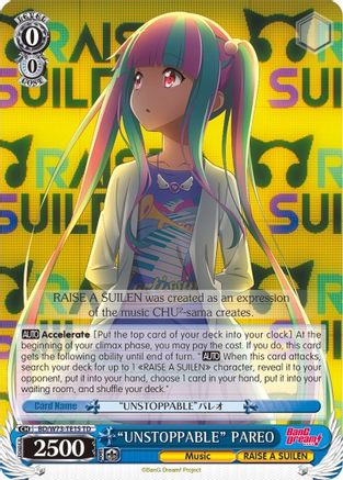 "UNSTOPPABLE" PAREO (BD/W73-TE15 TD) - BanG Dream! Vol.2