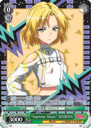 "Supreme Music" MASKING (SP) (A) (BD/W73-E024SPa SP) - BanG Dream! Vol.2