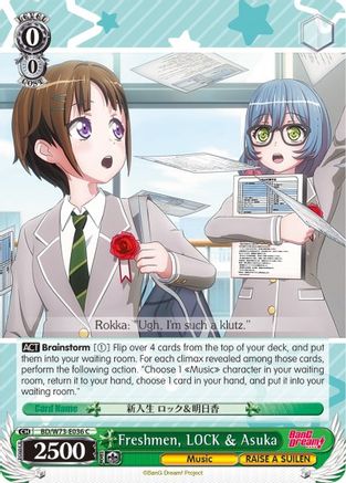 Freshmen, LOCK & Asuka (BD/W73-E036 C) - BanG Dream! Vol.2