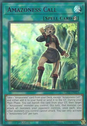 Amazoness Call (Purple) (LDS1-EN024) - Legendary Duelists: Season 1 1st Edition