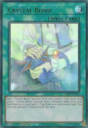 Crystal Bond (Green) (LDS1-EN112) - Legendary Duelists: Season 1 1st Edition