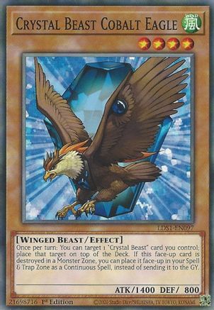 Crystal Beast Cobalt Eagle (LDS1-EN097) - Legendary Duelists: Season 1 1st Edition
