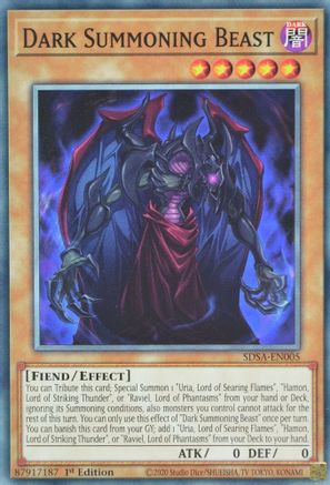 Dark Summoning Beast (SDSA-EN005) - Structure Deck: Sacred Beasts 1st Edition