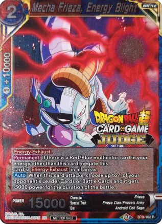 Mecha Frieza, Energy Blight (BT9-102) - Judge Promotion Cards