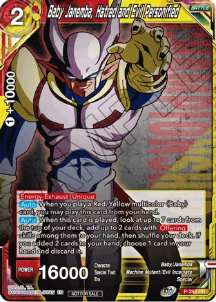 Baby Janemba, Hatred and Evil Personified (P-242) - Promotion Cards