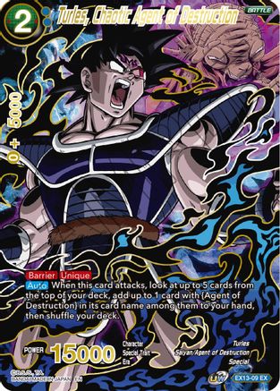 Turles, Chaotic Agent of Destruction (EX13-09) - Special Anniversary Set 2020 Foil