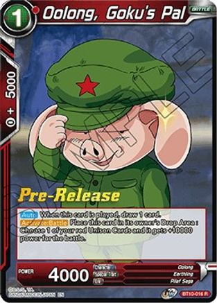 Oolong, Goku's Pal (BT10-016) - Rise of the Unison Warrior PreRelease Cards