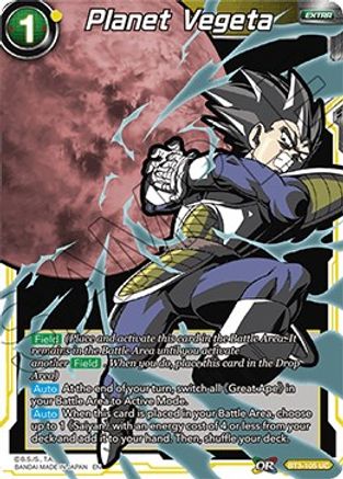 Planet Vegeta (Alternate Art) (BT3-105) - Special Anniversary Set 2020