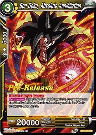Son Goku, Absolute Annihilation (BT10-097) - Rise of the Unison Warrior PreRelease Cards