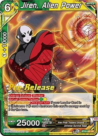 Jiren, Alien Power (BT10-151) - Rise of the Unison Warrior PreRelease Cards