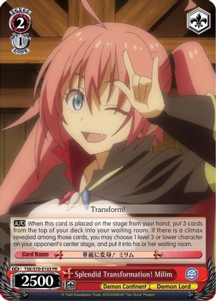 Splendid Transformation! Milim (TSK/S70-E103 PR) - That Time I Got Reincarnated as a Slime