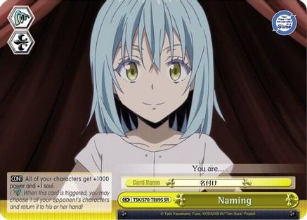 Naming (SR) (TSK/S70-TE09S SR) - That Time I Got Reincarnated as a Slime