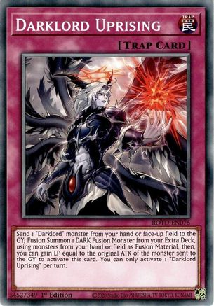 Darklord Uprising (ROTD-EN075) - Rise of the Duelist 1st Edition