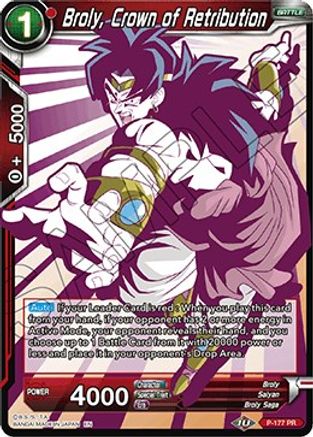 Broly, Crown of Retribution (Alternate Art) (P-177) - Special Anniversary Set 2020 Foil
