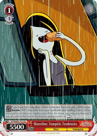 Marceline: Vampiric Tendencies (AT/WX02-T15 TD) - Adventure Time
