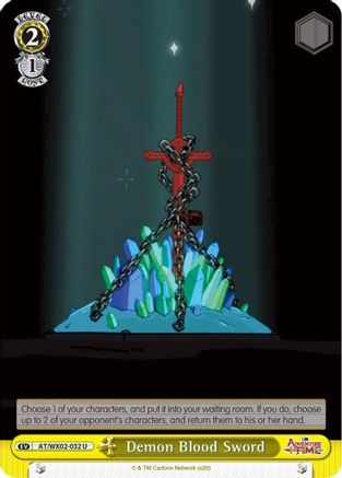 Demon Blood Sword (AT/WX02-032 U) - Adventure Time