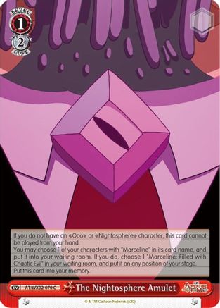 The Nightosphere Amulet (AT/WX02-070 C) - Adventure Time