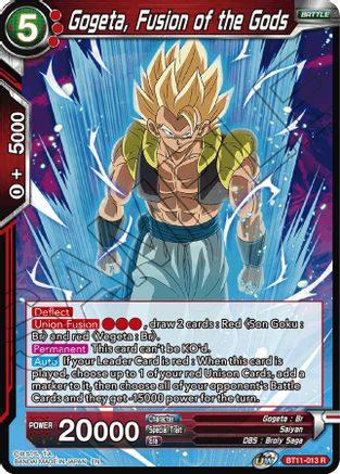 Gogeta, Fusion of the Gods (BT11-013) - Vermilion Bloodline