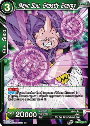 Majin Buu, Ghastly Energy (BT11-070) - Vermilion Bloodline