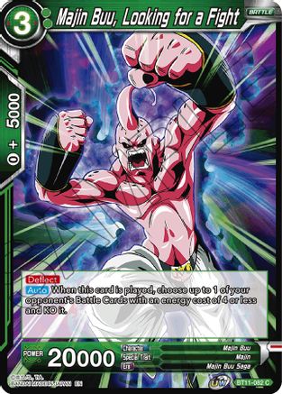 Majin Buu, Looking for a Fight (BT11-082) - Vermilion Bloodline