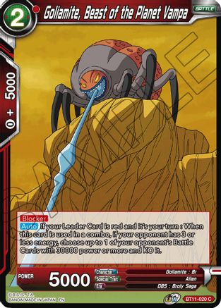 Goliamite, Beast of the Planet Vampa (BT11-020) - Vermilion Bloodline