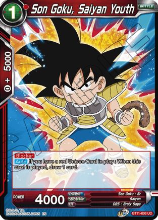 Son Goku, Saiyan Youth (BT11-008) - Vermilion Bloodline
