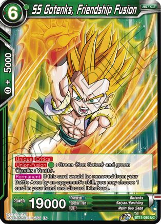 SS Gotenks, Friendship Fusion (BT11-080) - Vermilion Bloodline Foil
