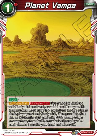 Planet Vampa (BT11-028) - Vermilion Bloodline Foil