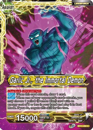 Garlic Jr. // Garlic Jr., the Immortal Demon (BT11-092) - Vermilion Bloodline Foil