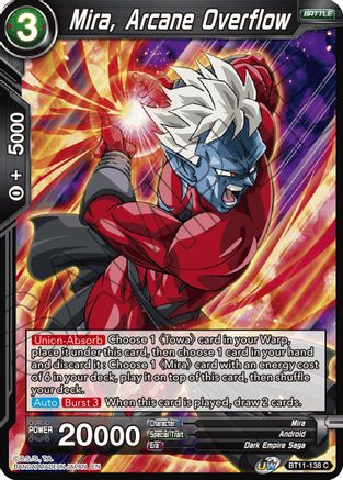 Mira, Arcane Overflow (BT11-138) - Vermilion Bloodline Foil