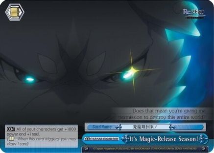 It's Magic-Release Season! (RRR) (RZ/S68-E098R RRR) - Re:ZERO Memory Snow