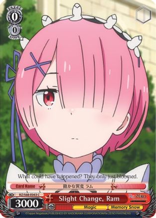 Slight Change, Ram (RZ/S68-E043 C) - Re:ZERO Memory Snow