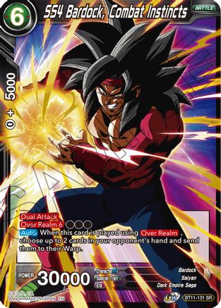 SS4 Bardock, Combat Instincts (BT11-131) - Vermilion Bloodline