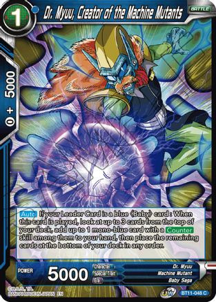 Dr. Myuu, Creator of the Machine Mutants (BT11-048) - Vermilion Bloodline