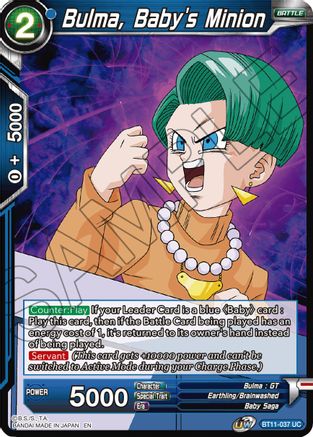 Bulma, Baby's Minion (BT11-037) - Vermilion Bloodline