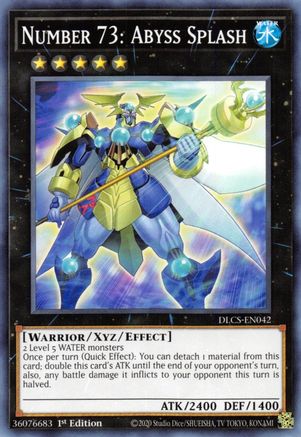 Number 73: Abyss Splash (DLCS-EN042) - Dragons of Legend: The Complete Series 1st Edition