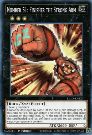 Number 51: Finisher the Strong Arm (DLCS-EN120) - Dragons of Legend: The Complete Series 1st Edition