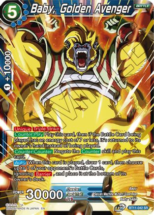 Baby, Golden Avenger (BT11-042) - Vermilion Bloodline