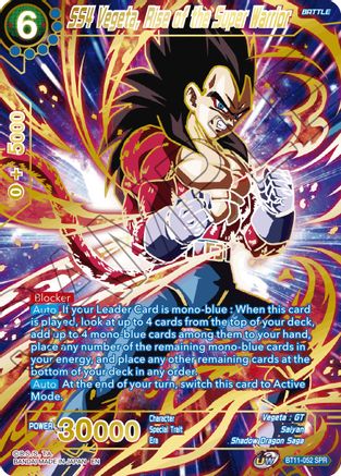 SS4 Vegeta, Rise of the Super Warrior (SPR) (BT11-052) - Vermilion Bloodline