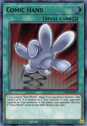 Comic Hand (Green) (DLCS-EN077) - Dragons of Legend: The Complete Series 1st Edition