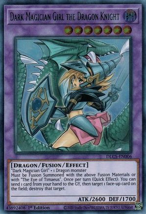 Dark Magician Girl the Dragon Knight (Alternate Art) (DLCS-EN006) - Dragons of Legend: The Complete Series 1st Edition