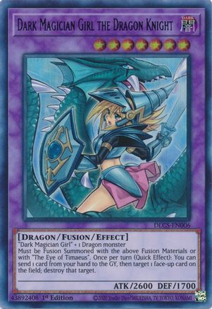 Dark Magician Girl the Dragon Knight (Alternate Art) (Purple) (DLCS-EN006) - Dragons of Legend: The Complete Series 1st Edition